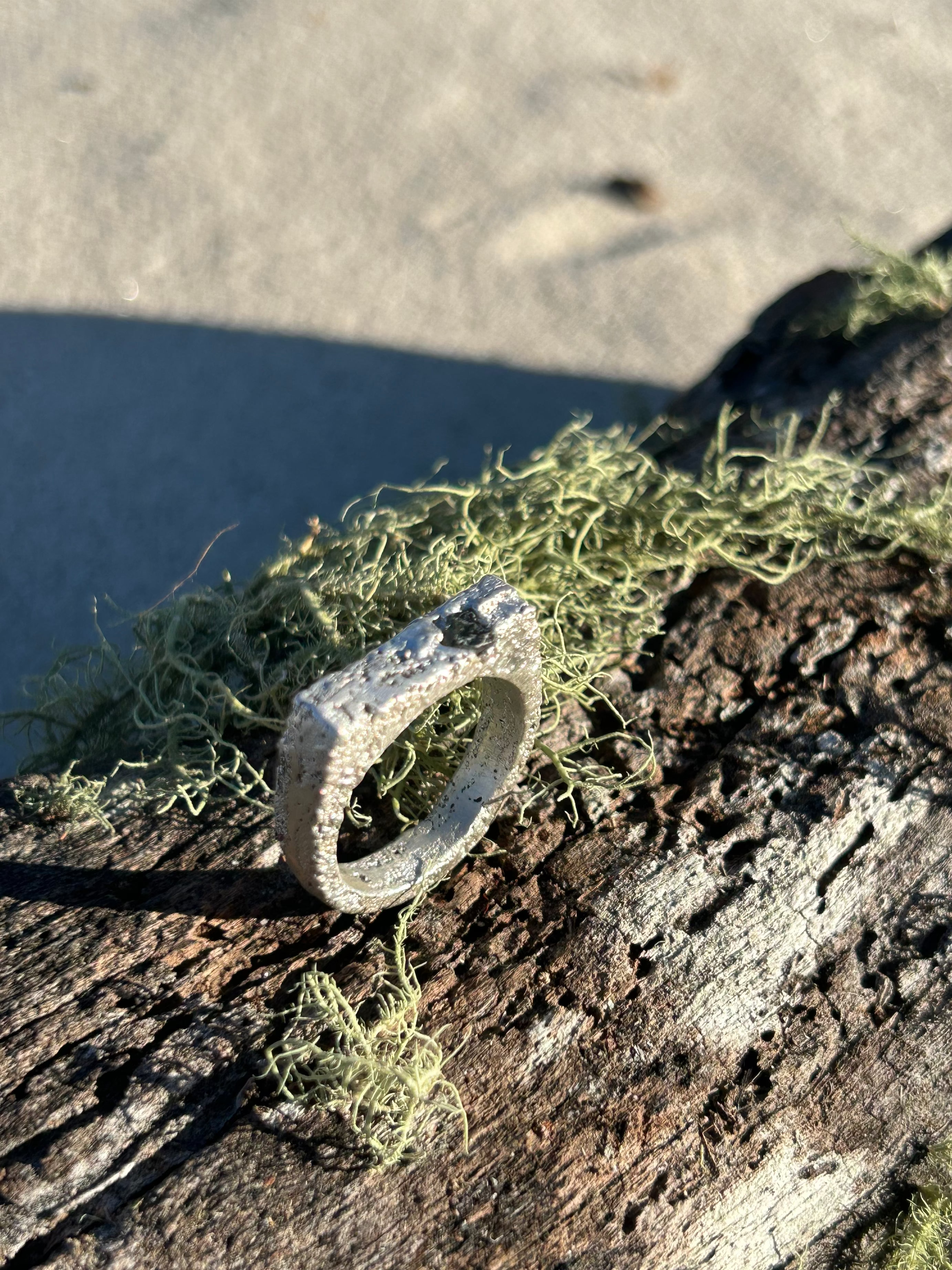 Raw Australian Sapphire Ring