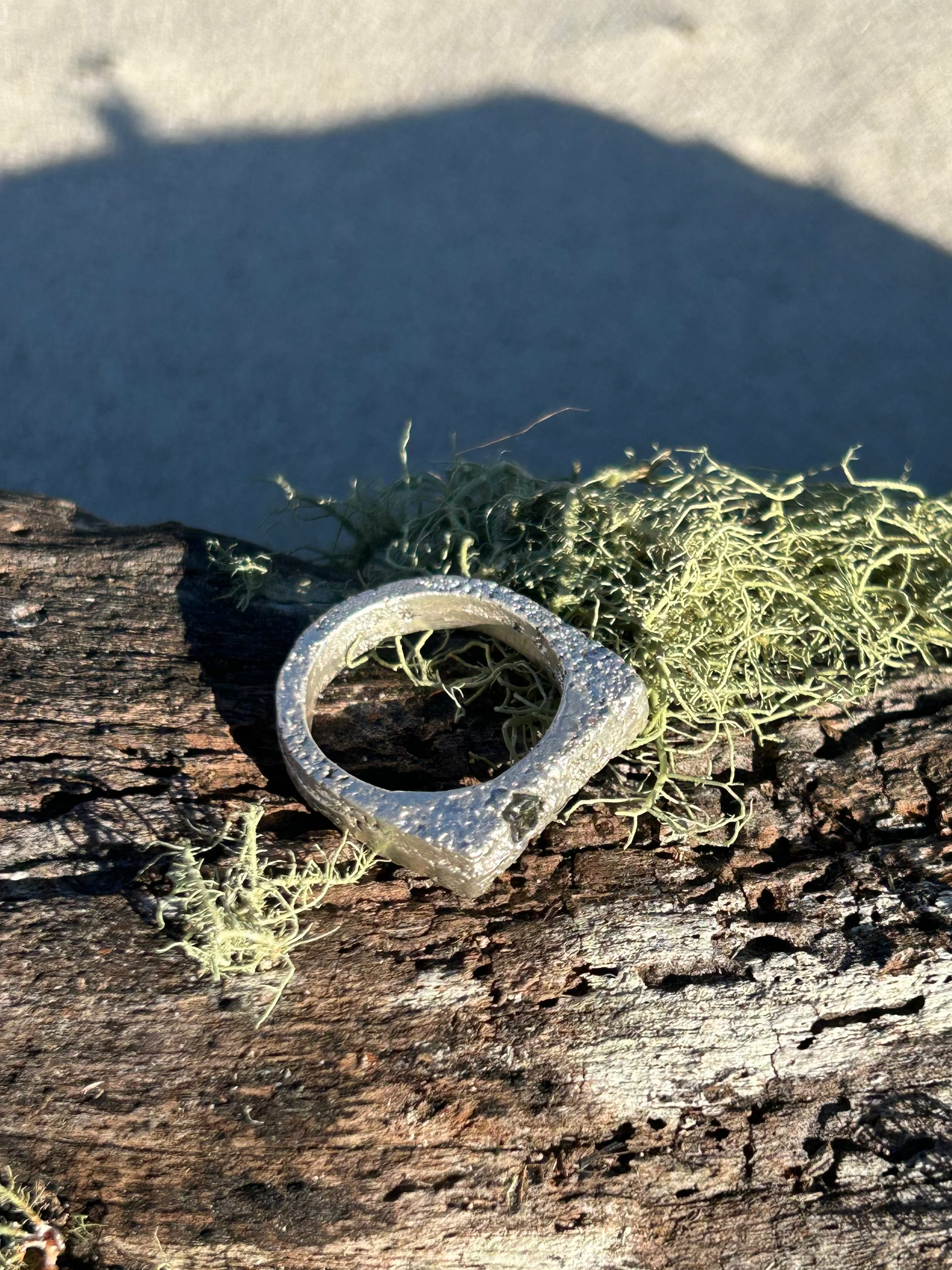 Raw Australian Sapphire Ring