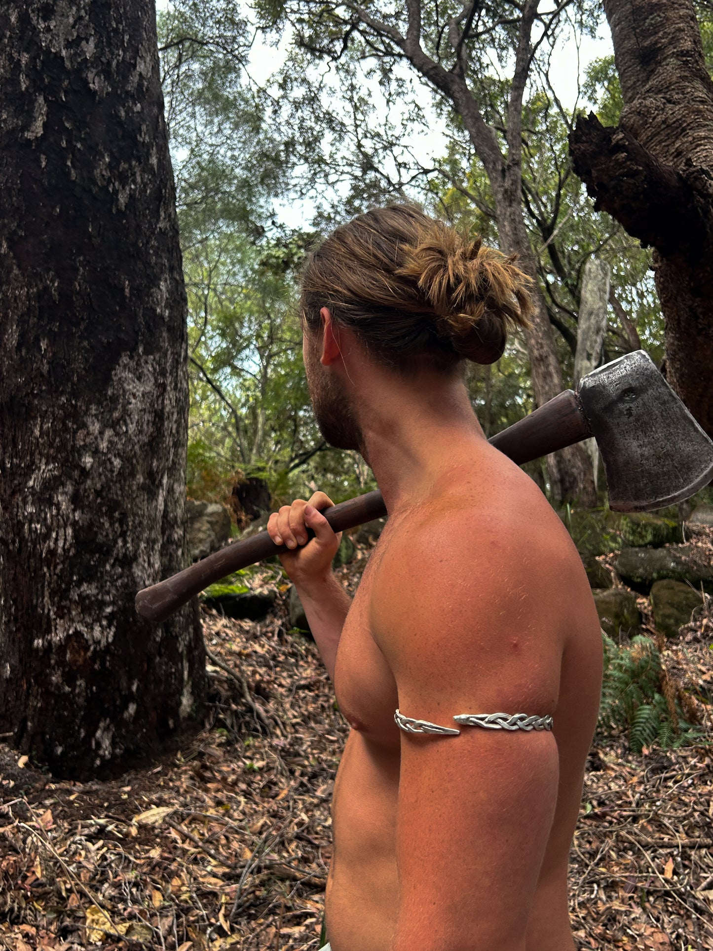 999 Silver Braided Viking Oath Ring