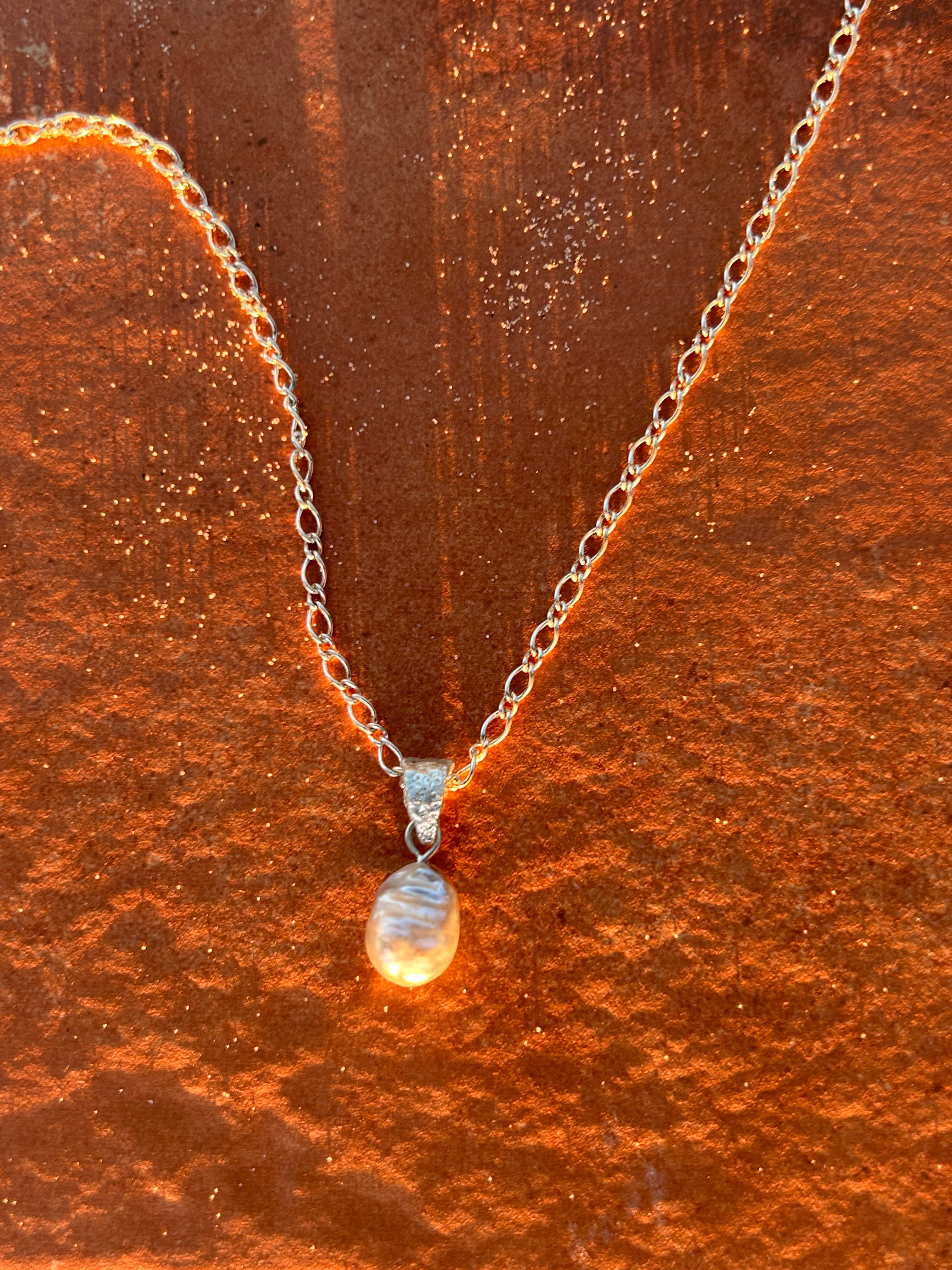 South Sea Keshi Pearl Pendant
