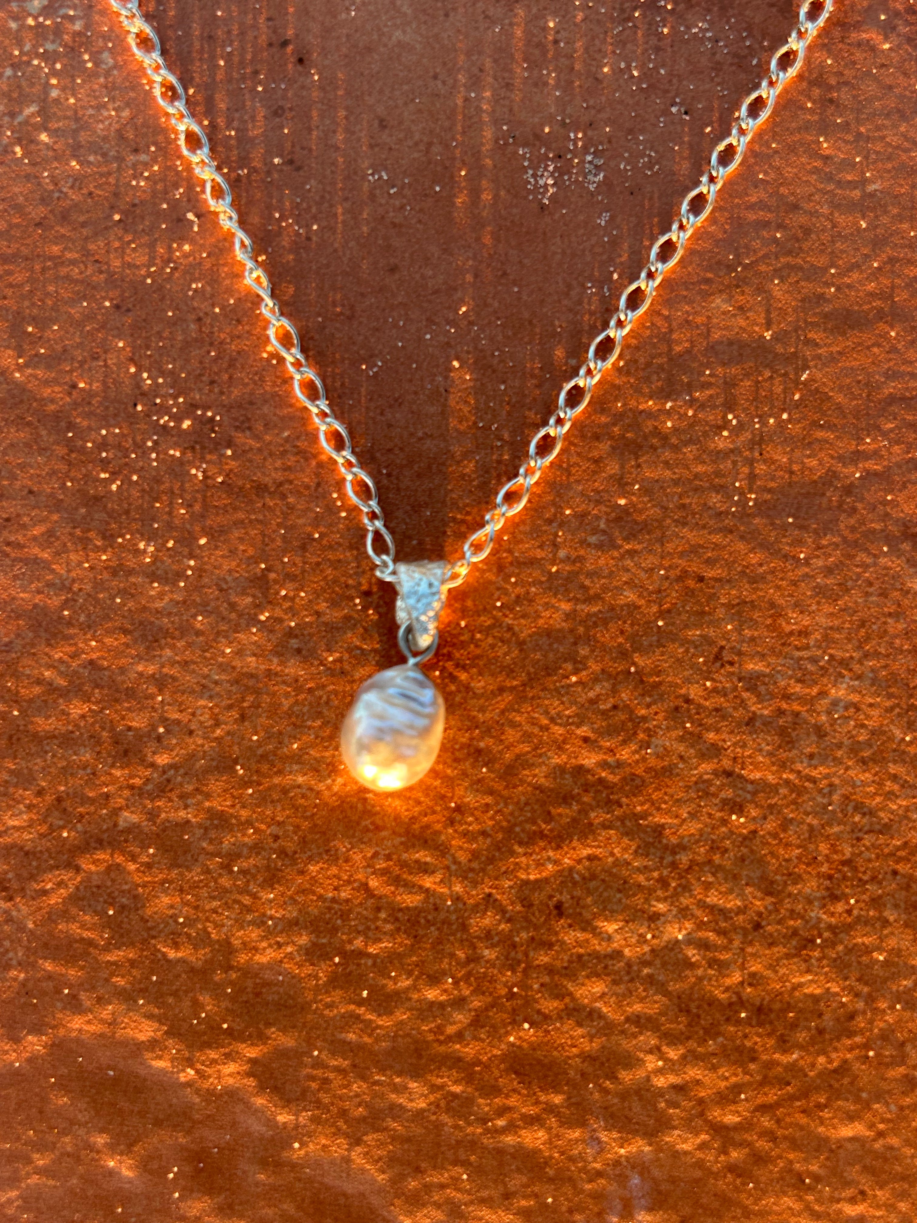 South Sea Keshi Pearl Pendant
