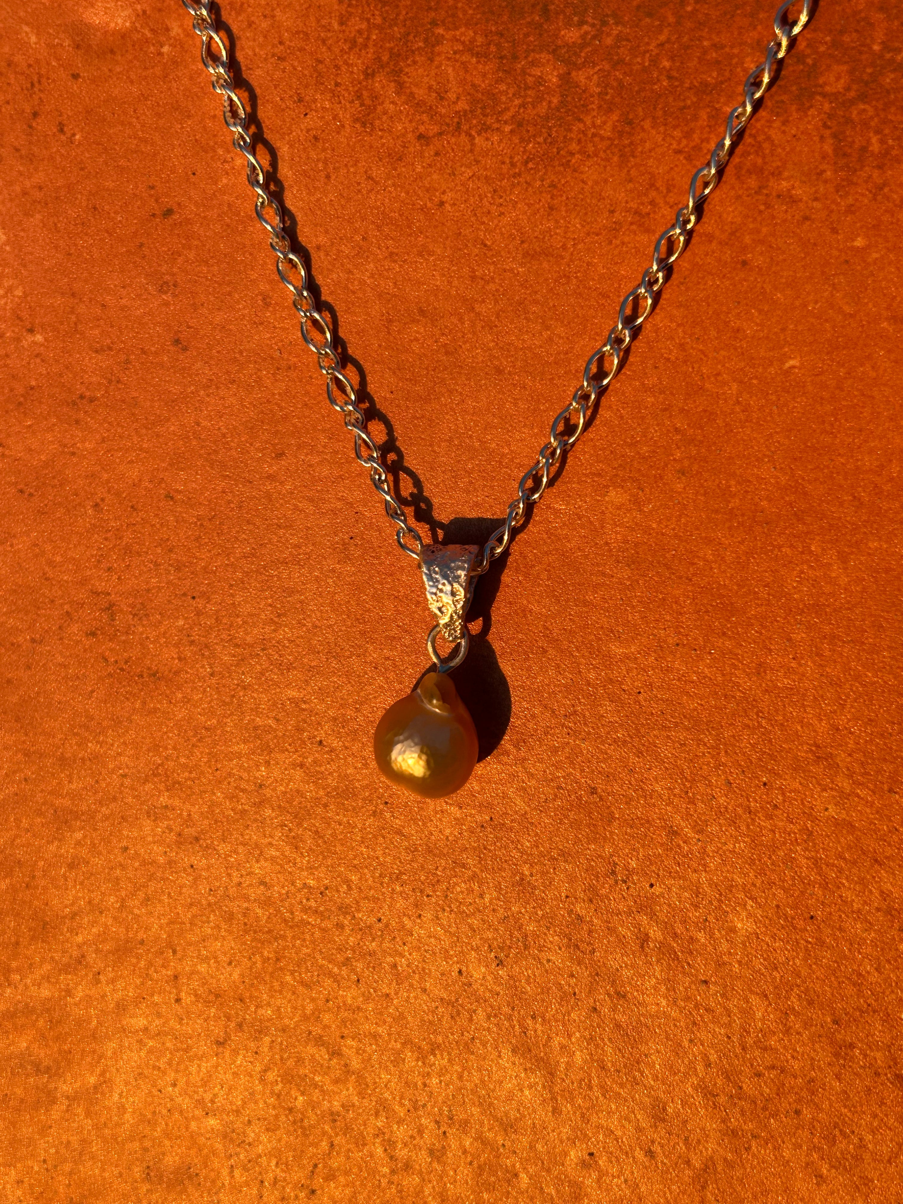 The South Sea Keshi Pearl Pendant