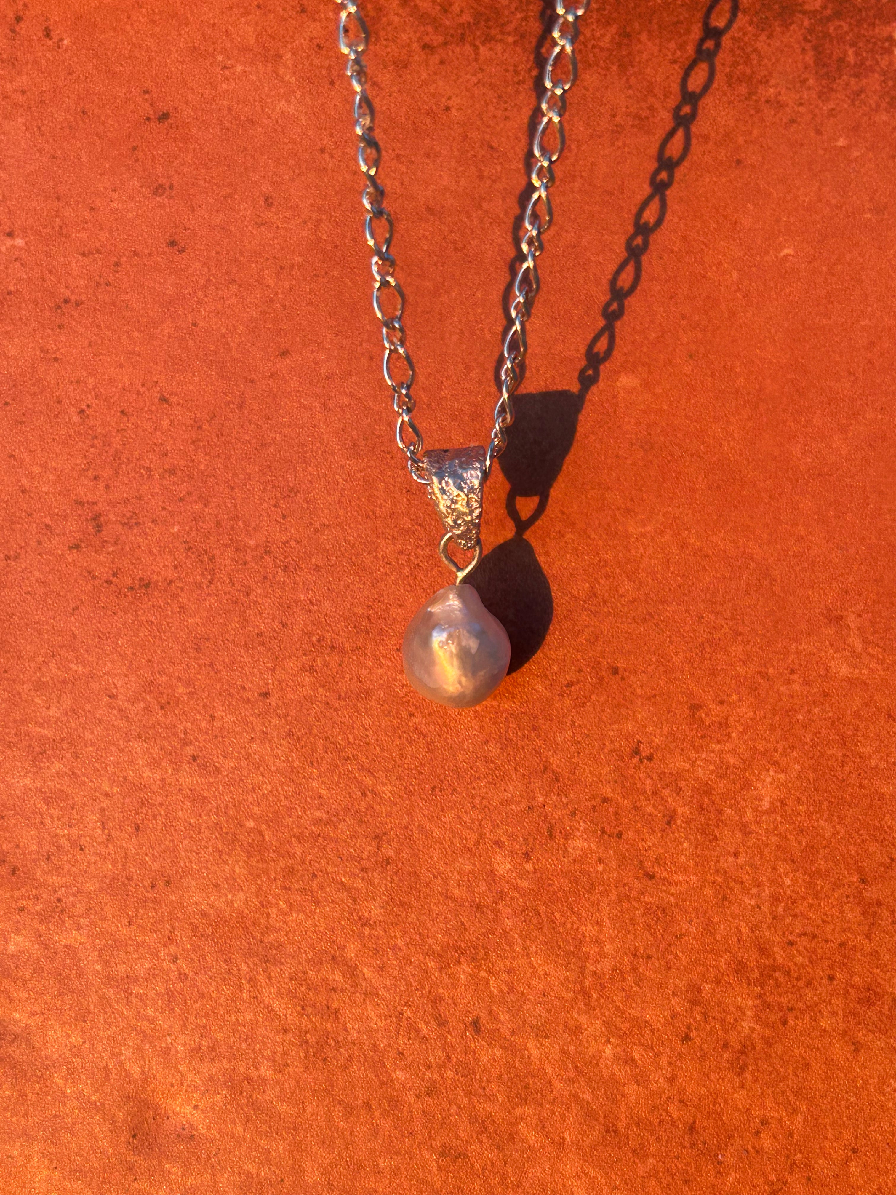 The South Sea Keshi Pearl Pendant