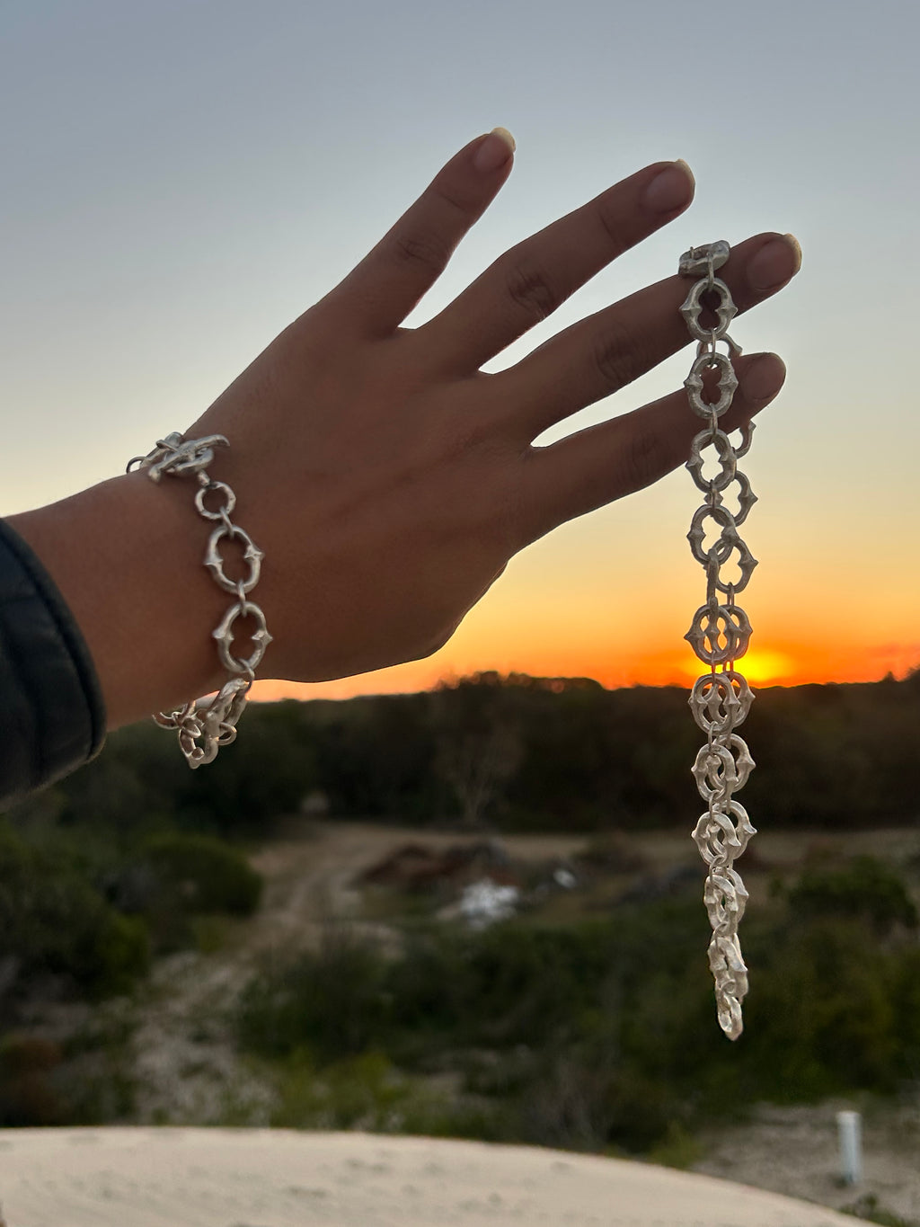 'Four Leaves' Clover Chain Necklace