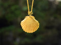 Aphrodite's Pendant - Hand-forged, Sandcast - Available in Solid 24K, 18K Gold or 999 Silver